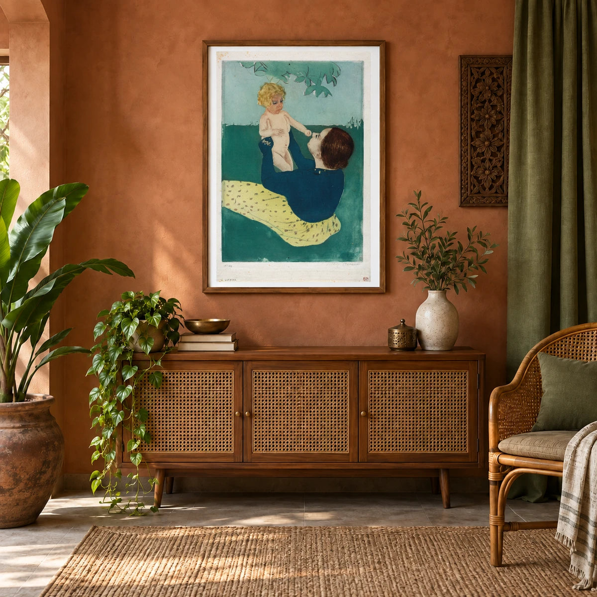 Under The Horse Chestnut Tree (1896 1897) — Modern & Contemporary shown in a styled interior