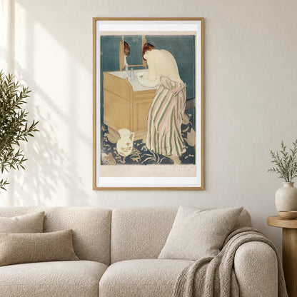 Woman Bathing (1890 1891) — Modern & Contemporary shown in a styled interior