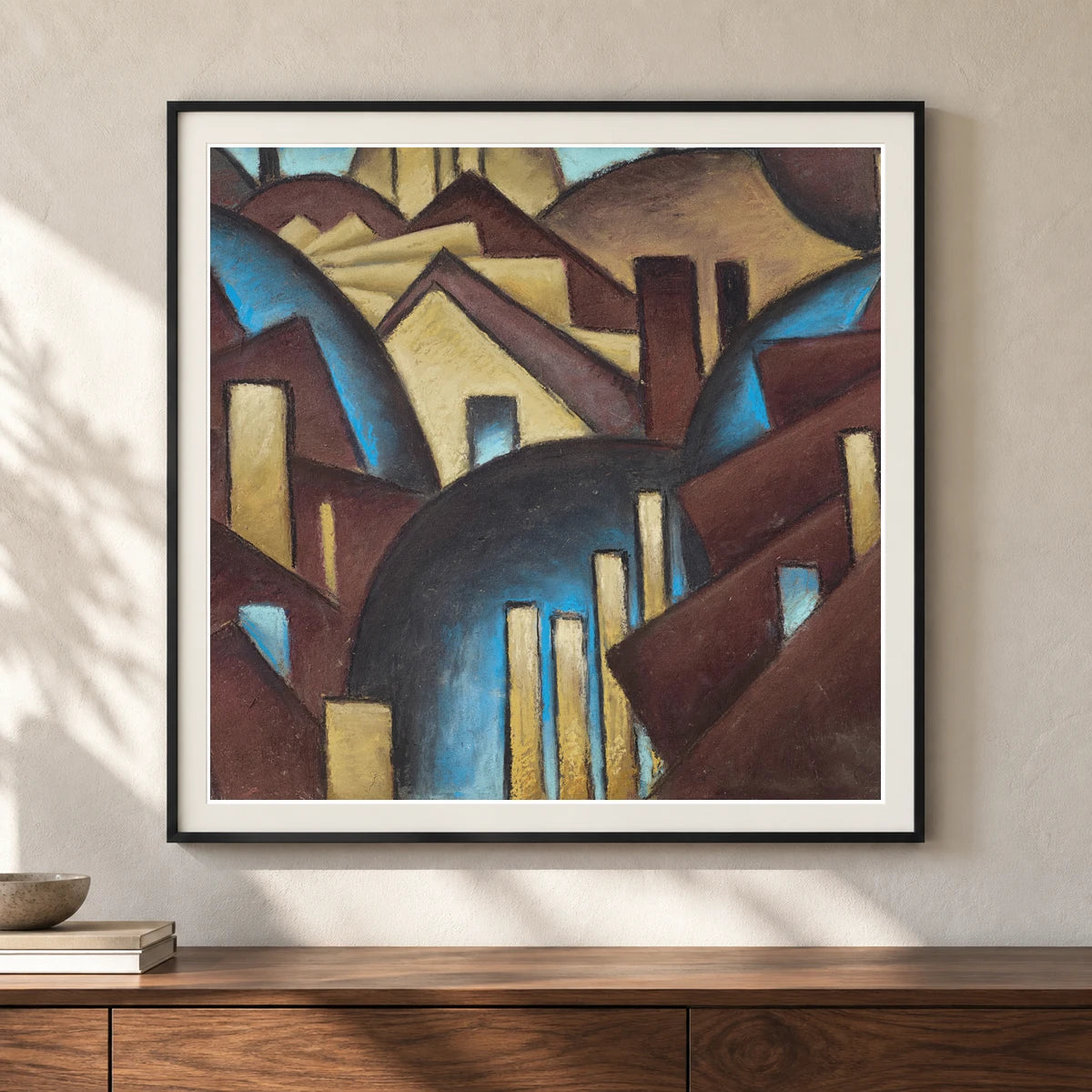 Nature Symbolized No. 1 (roofs) (1911 12) — Modern & Contemporary shown in a styled interior