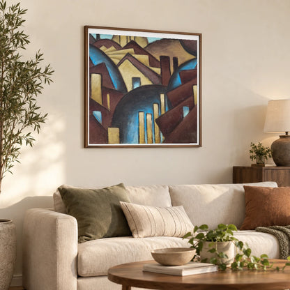 Nature Symbolized No. 1 (roofs) (1911 12) — Modern & Contemporary shown in a styled interior