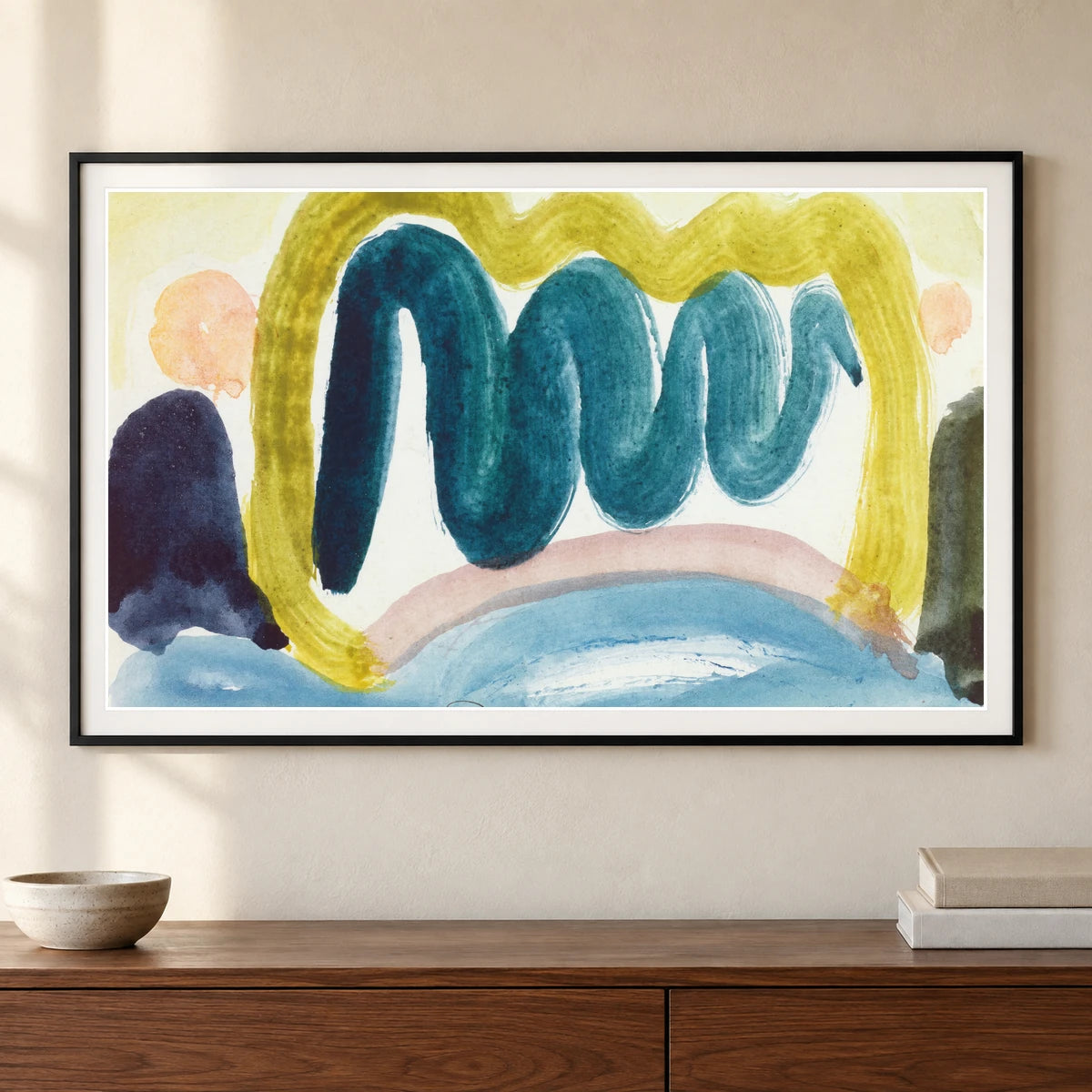 Pond In Sunlight (1935) — Modern & Contemporary shown in a styled interior