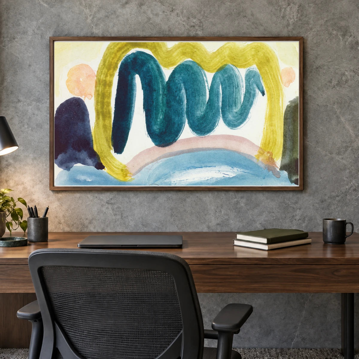 Pond In Sunlight (1935) — Modern & Contemporary shown in a styled interior