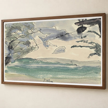 Seneca Lake (1935) — Modern & Contemporary modern & contemporary art print by SaamCrafts