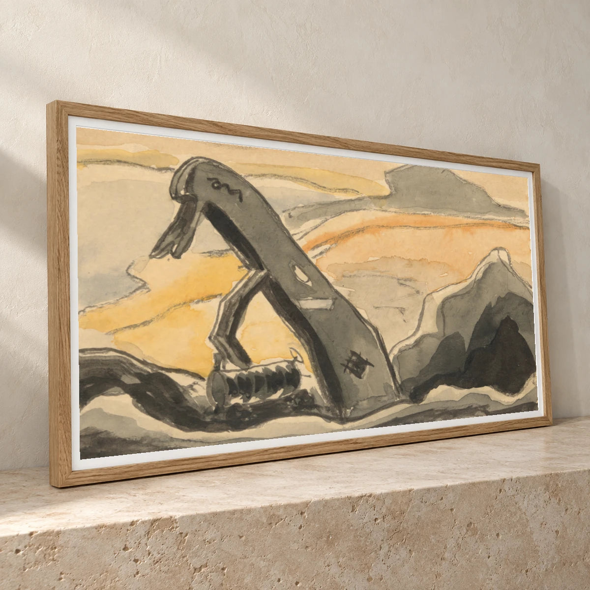 Steam Shovel–port Washington (1931) — Modern & Contemporary modern & contemporary art print by SaamCrafts