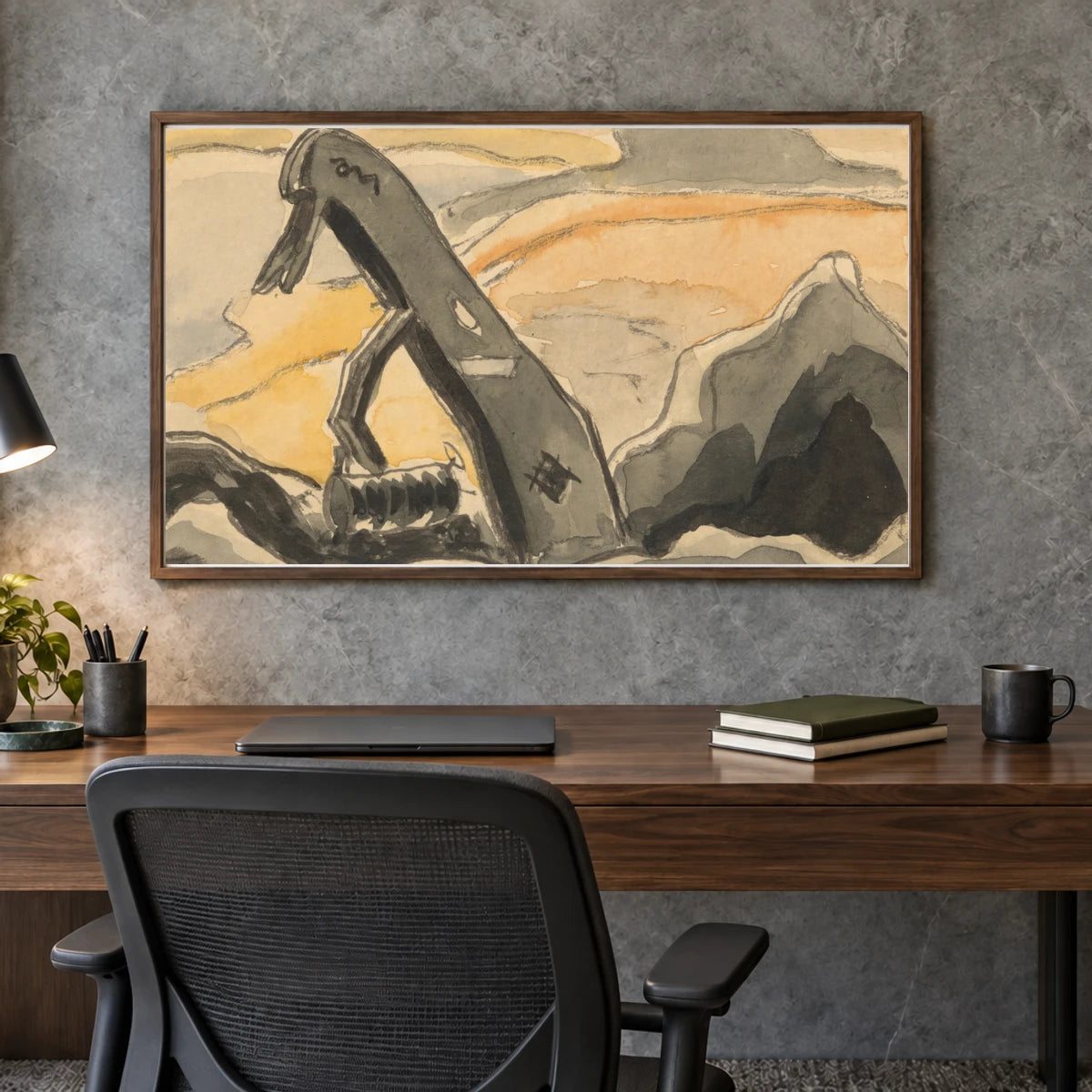 Steam Shovel–port Washington (1931) — Modern & Contemporary shown in a styled interior