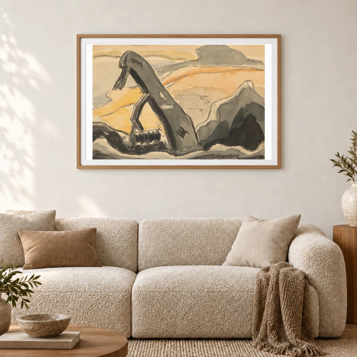 Steam Shovel–port Washington (1931) — Modern & Contemporary shown in a styled interior