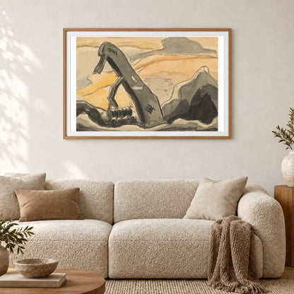 Steam Shovel–port Washington (1931) — Modern & Contemporary shown in a styled interior