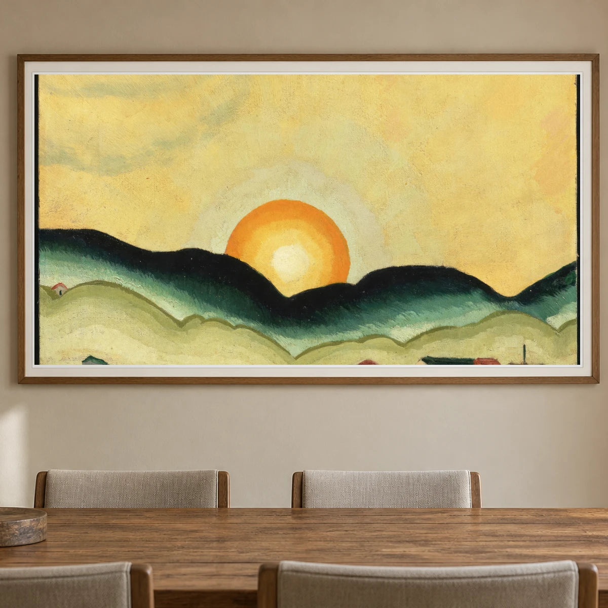 Sunrise, Northport Harbor (1929) — Modern & Contemporary shown in a styled interior