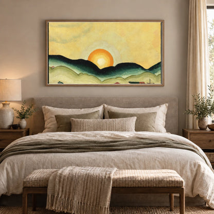 Sunrise, Northport Harbor (1929) — Modern & Contemporary shown in a styled interior