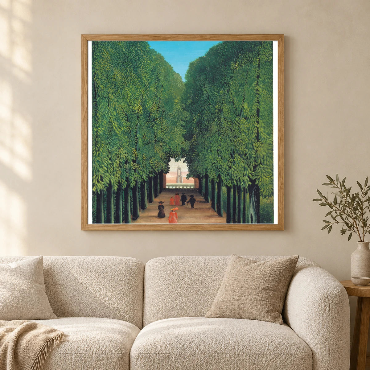 The Avenue In Saint Cloud Park (ca. 1908) — Modern & Contemporary shown in a styled interior
