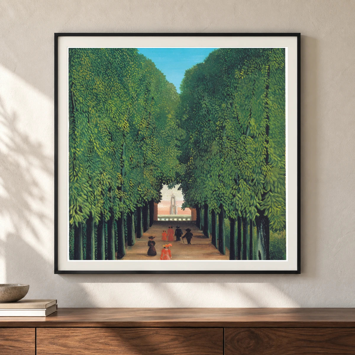 The Avenue In Saint Cloud Park (ca. 1908) — Modern & Contemporary shown in a styled interior