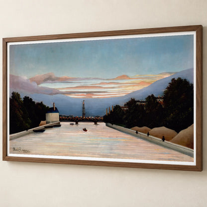 The Eiffel Tower (circa 1898) — Modern & Contemporary modern & contemporary art print by SaamCrafts