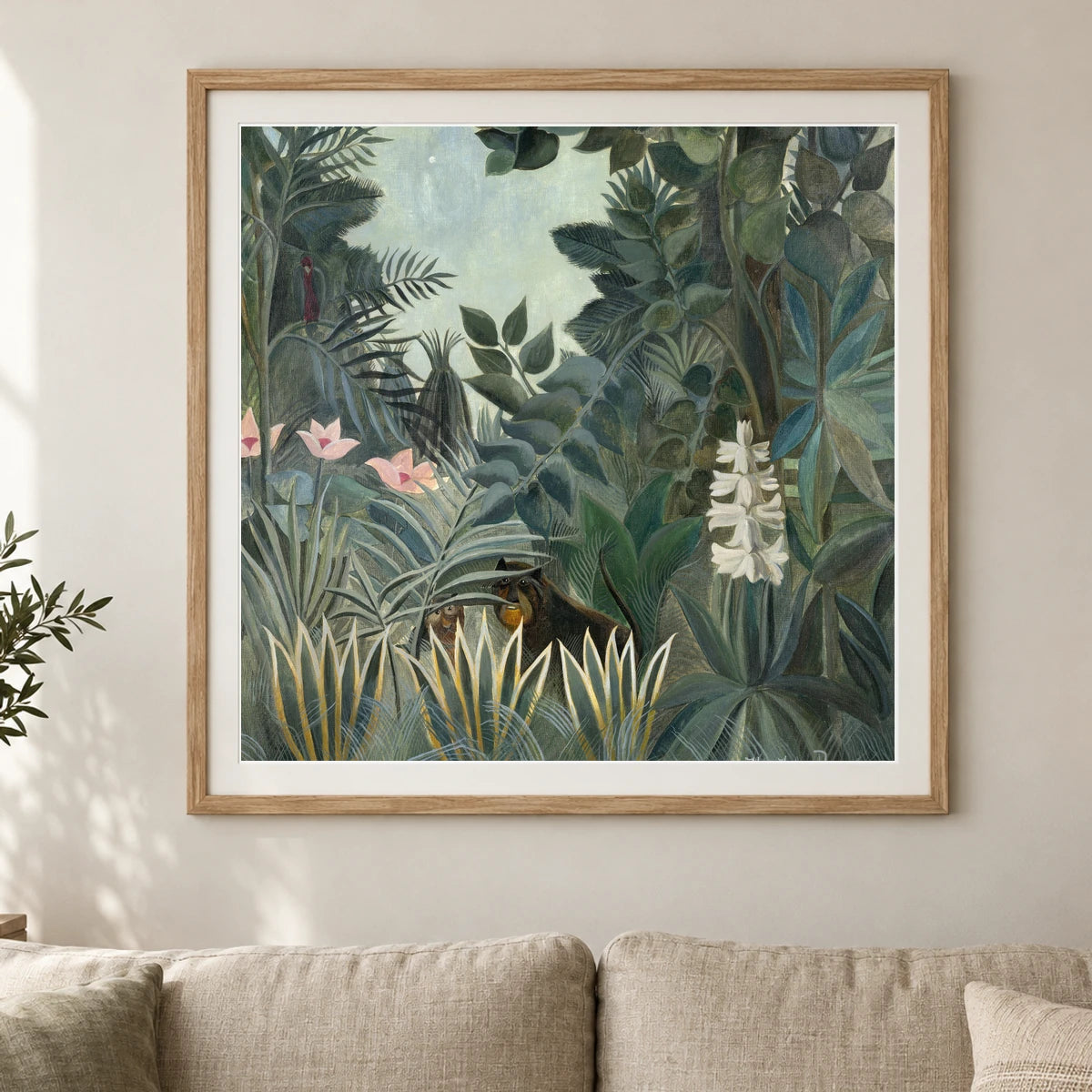 The Equatorial Jungle (1909) — Modern & Contemporary shown in a styled interior