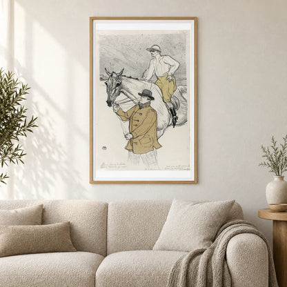 The Jockey Going To The Post — Modern & Contemporary shown in a styled interior