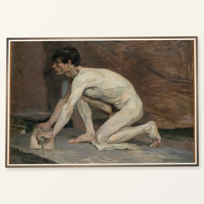 The Marble Polisher (1882–87) — Modern & Contemporary modern & contemporary art print by SaamCrafts