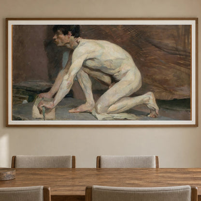 The Marble Polisher (1882–87) — Modern & Contemporary shown in a styled interior