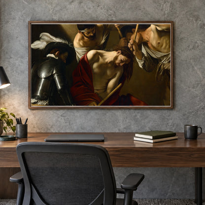 The Crowning With Thorns (between 1602 And 1604) — Modern & Contemporary shown in a styled interior