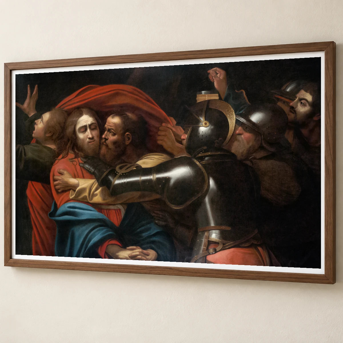 The Taking Of Christ (early To Mid 17th Century) — Modern & Contemporary modern & contemporary art print by SaamCrafts