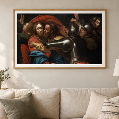 The Taking Of Christ (early To Mid 17th Century) — Modern & Contemporary shown in a styled interior