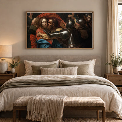 The Taking Of Christ (early To Mid 17th Century) — Modern & Contemporary shown in a styled interior