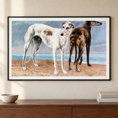 The Greyhounds Of The Comte De Choiseul — Modern & Contemporary shown in a styled interior