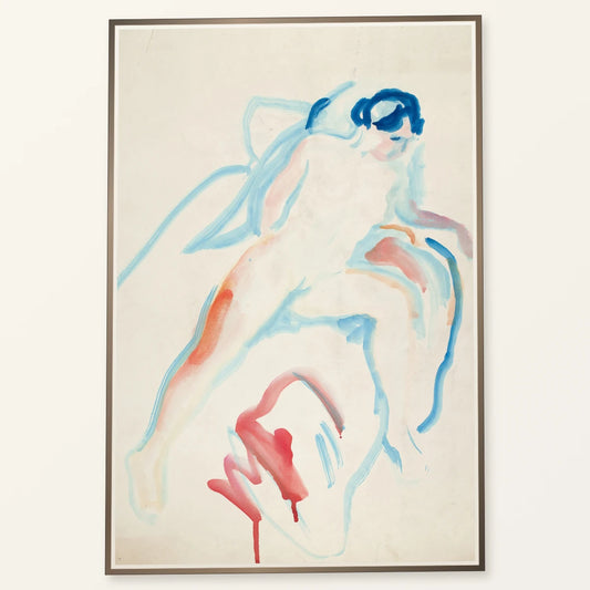 Akt På Sengen (1919 1924) — Edvard Munch edvard munch print by SaamCrafts
