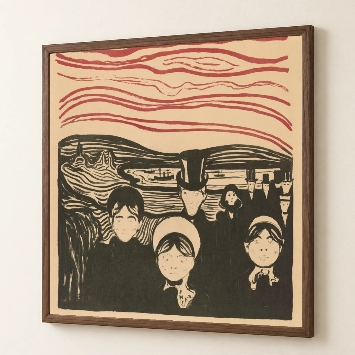 Angst — Edvard Munch edvard munch print by SaamCrafts