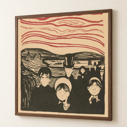 Angst — Edvard Munch edvard munch print by SaamCrafts