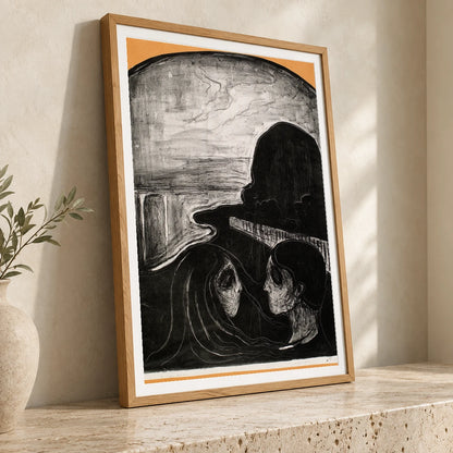 Attraction I (1995) — Edvard Munch edvard munch print by SaamCrafts