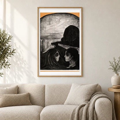 Attraction I (1995) — Edvard Munch shown in a styled interior