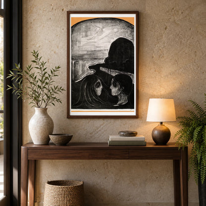 Attraction I (1995) — Edvard Munch shown in a styled interior