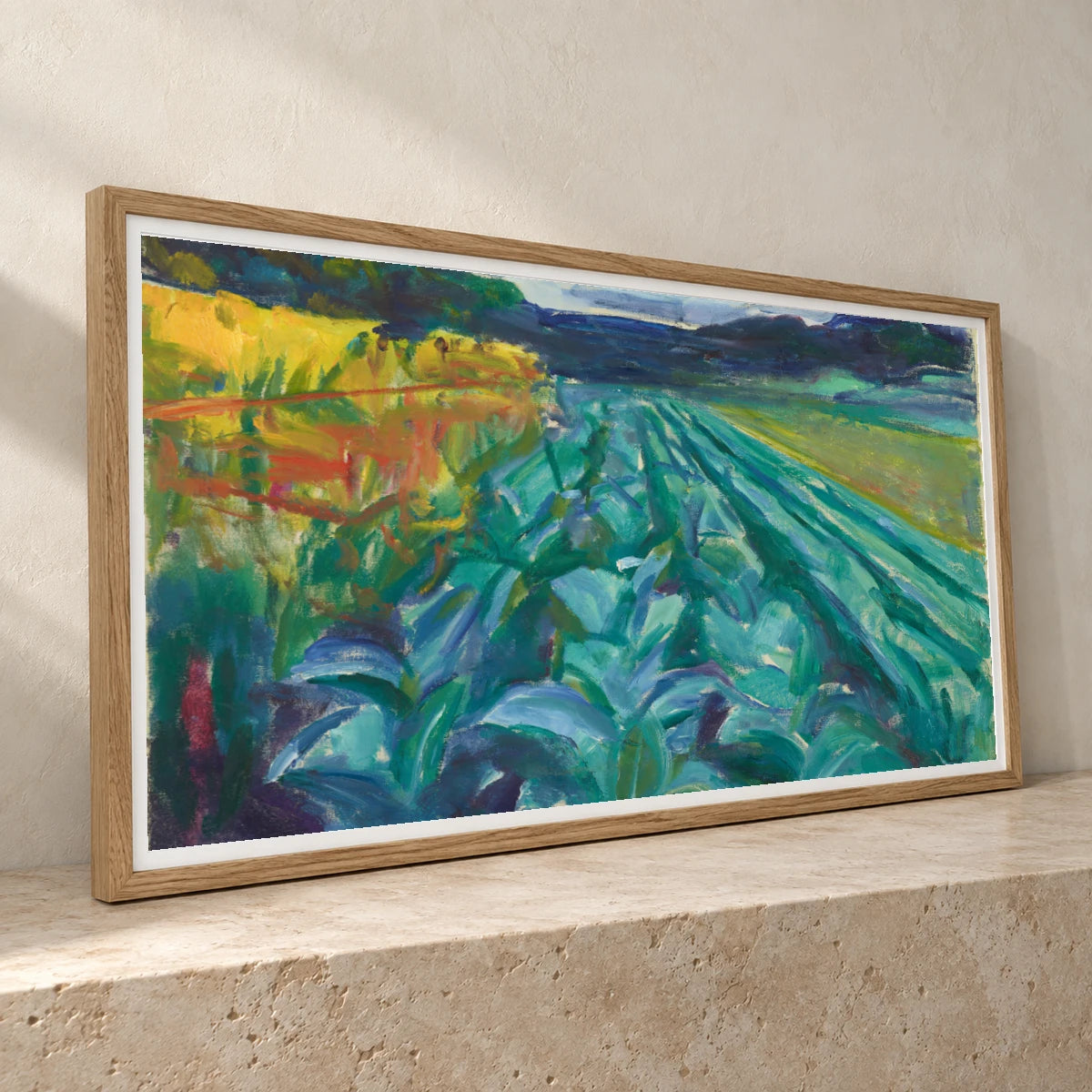 Cabbage Field (1915) — Edvard Munch edvard munch print by SaamCrafts