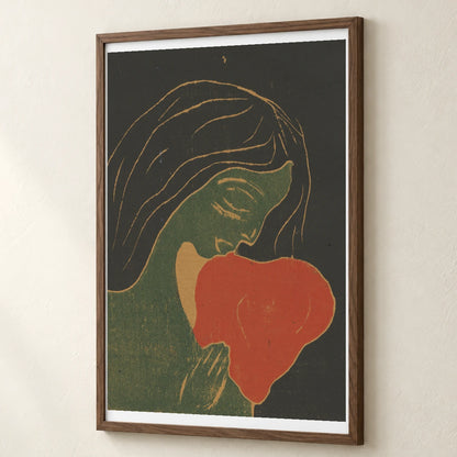 Das Herz — Edvard Munch edvard munch print by SaamCrafts