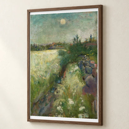 Flowery Meadow At Veierland — Edvard Munch edvard munch print by SaamCrafts