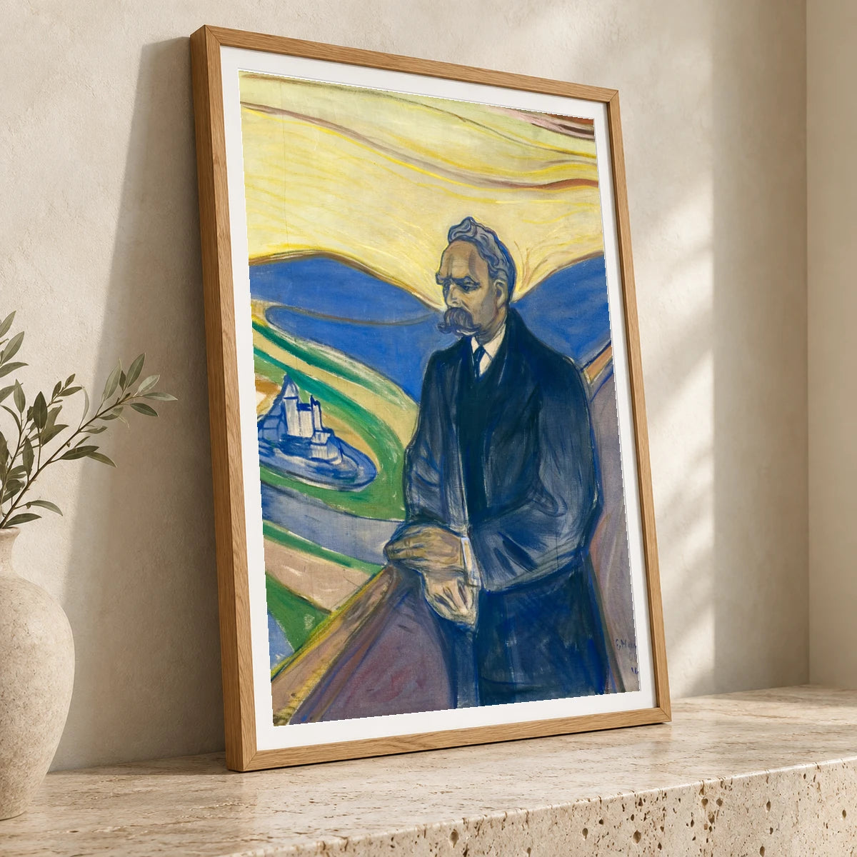 Friedrich Nietzsche (1906) — Edvard Munch edvard munch print by SaamCrafts