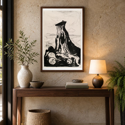 Funeral March (1986) — Edvard Munch shown in a styled interior