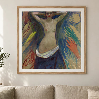 The Hands (1893–94) — Edvard Munch shown in a styled interior