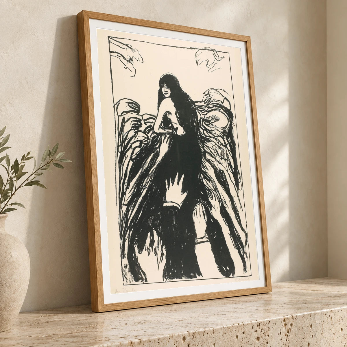 The Hands — Edvard Munch edvard munch print by SaamCrafts