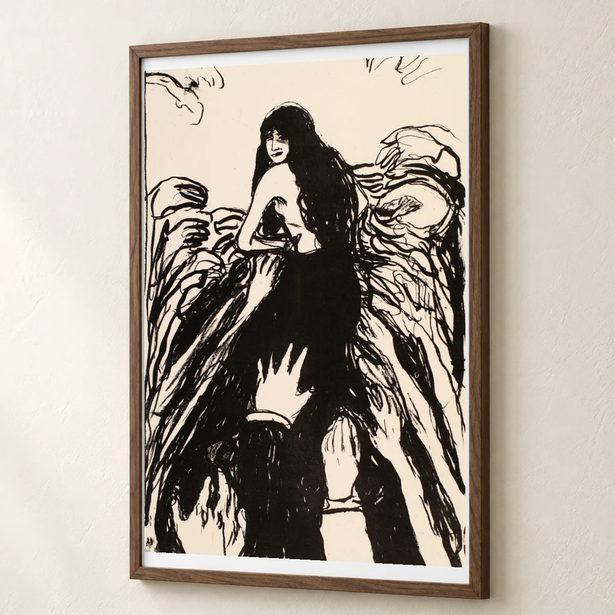 The Hands (1991) — Edvard Munch edvard munch print by SaamCrafts
