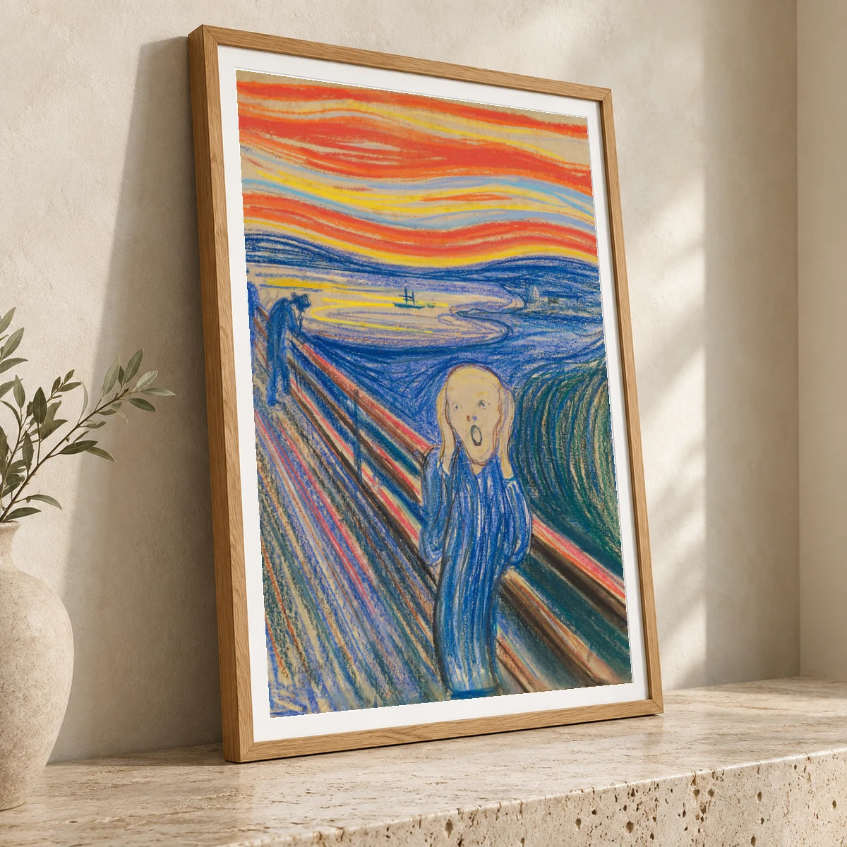 The Scream II — Edvard Munch edvard munch print by SaamCrafts