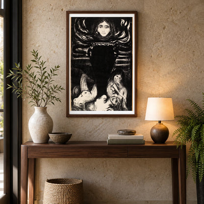 The Urn (1987) — Edvard Munch shown in a styled interior