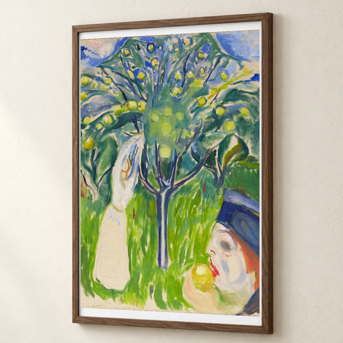 Two Women In The Garden (1919) — Edvard Munch edvard munch print by SaamCrafts