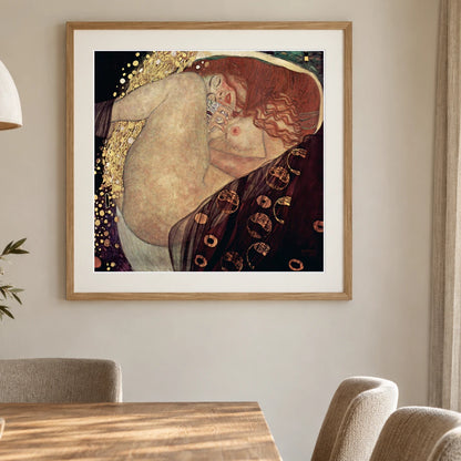 Klimt XII — Gustav Klimt shown in a styled interior