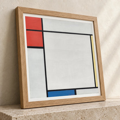 Composition With Red, Yellow, And Blue (1927) — Piet Mondrian piet mondrian print by SaamCrafts