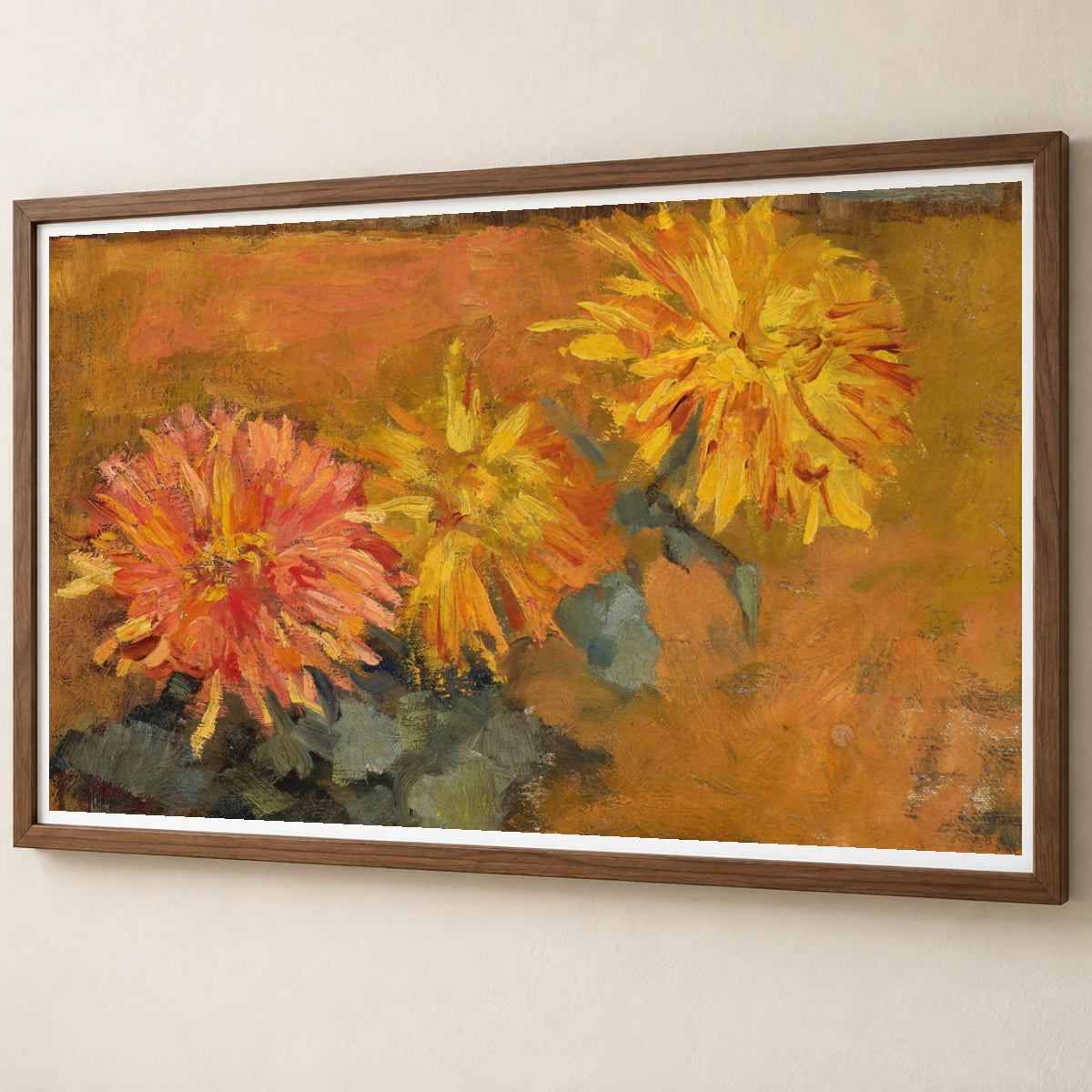 Drie Chrysanten (circa 1899 1900) — Piet Mondrian piet mondrian print by SaamCrafts