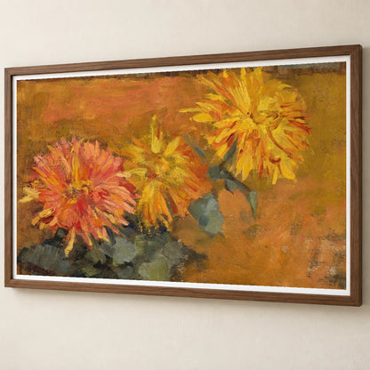 Drie Chrysanten (circa 1899 1900) — Piet Mondrian piet mondrian print by SaamCrafts