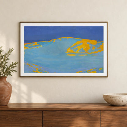 Summer, Dune In Zeeland (1910) — Piet Mondrian shown in a styled interior