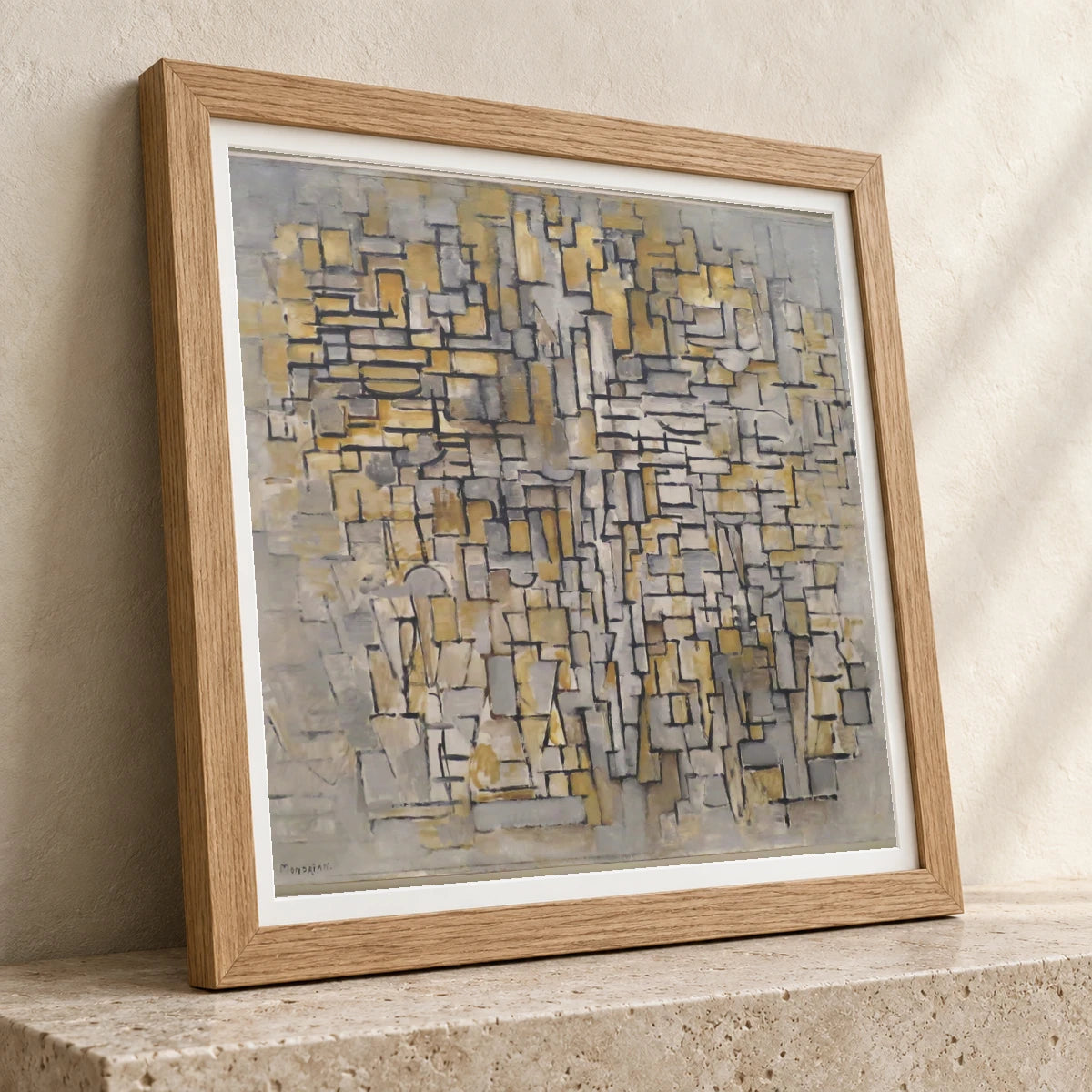 Tableau No. 2,composition No. Vii (1913) — Piet Mondrian piet mondrian print by SaamCrafts