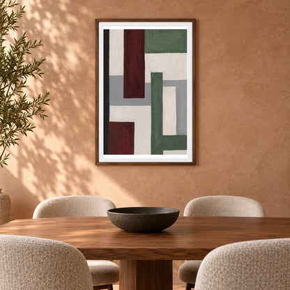 Projet Pour Un Mural (1924) — Fernand Léger shown in a styled interior