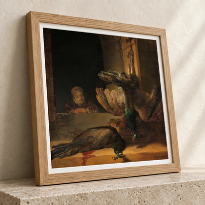 Still Life With Peacocks (c. 1639) — Rembrandt van Rijn rembrandt van rijn print by SaamCrafts